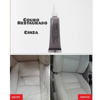Couro Líquido Reparo Cor Cinza 20 Ml Reparação Envio Ja