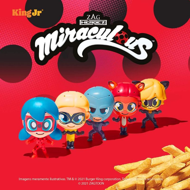 Colecao Os Herois Miraculous Burger King Novembro 2021