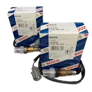 kit com 2 Sonda Lambda 0258006538 Pré E Pós Catalisador Honda Fit 1.4 8v FIT 1.5 16V 0258006539