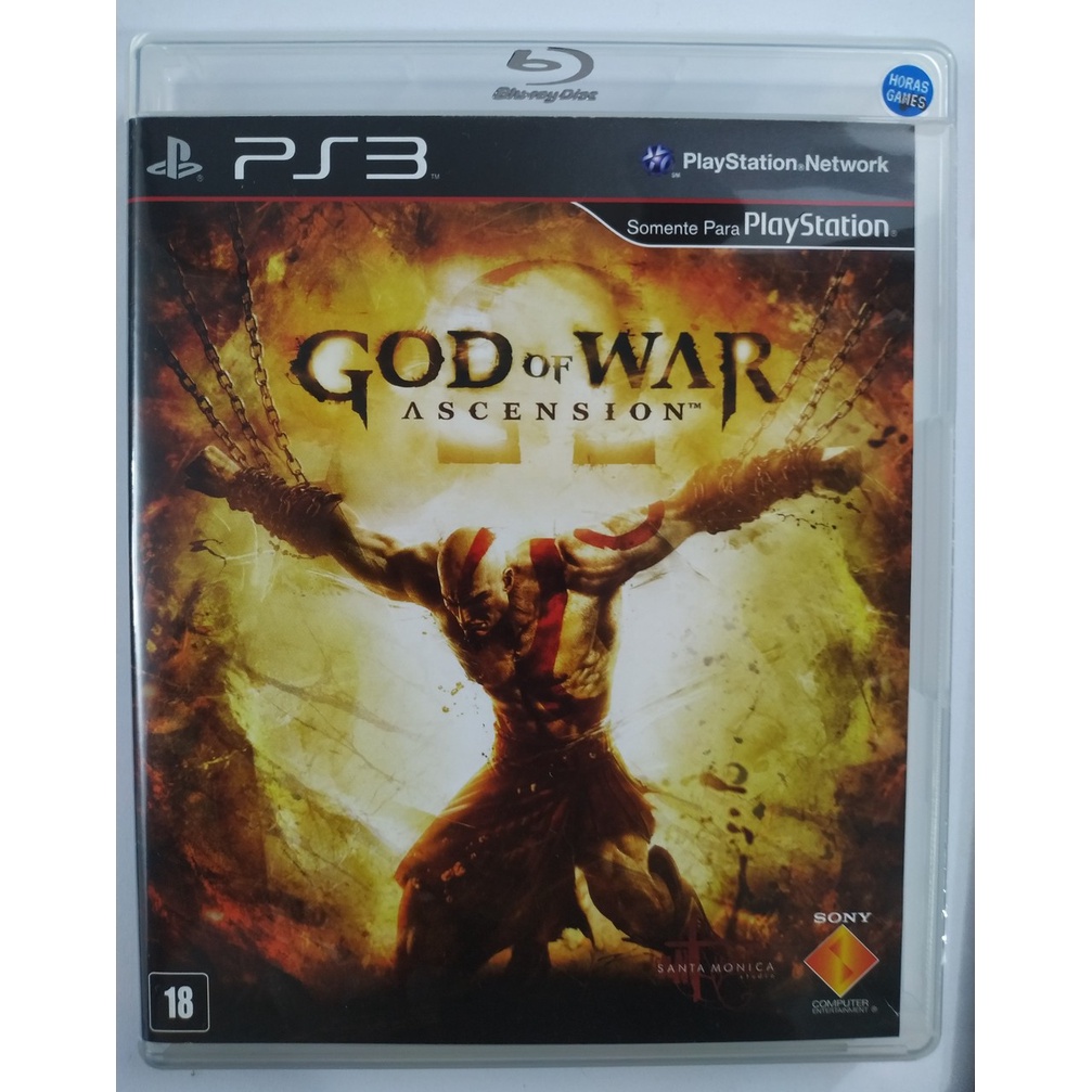 Porta jogos para PS3/PS4 God of War (Branco)