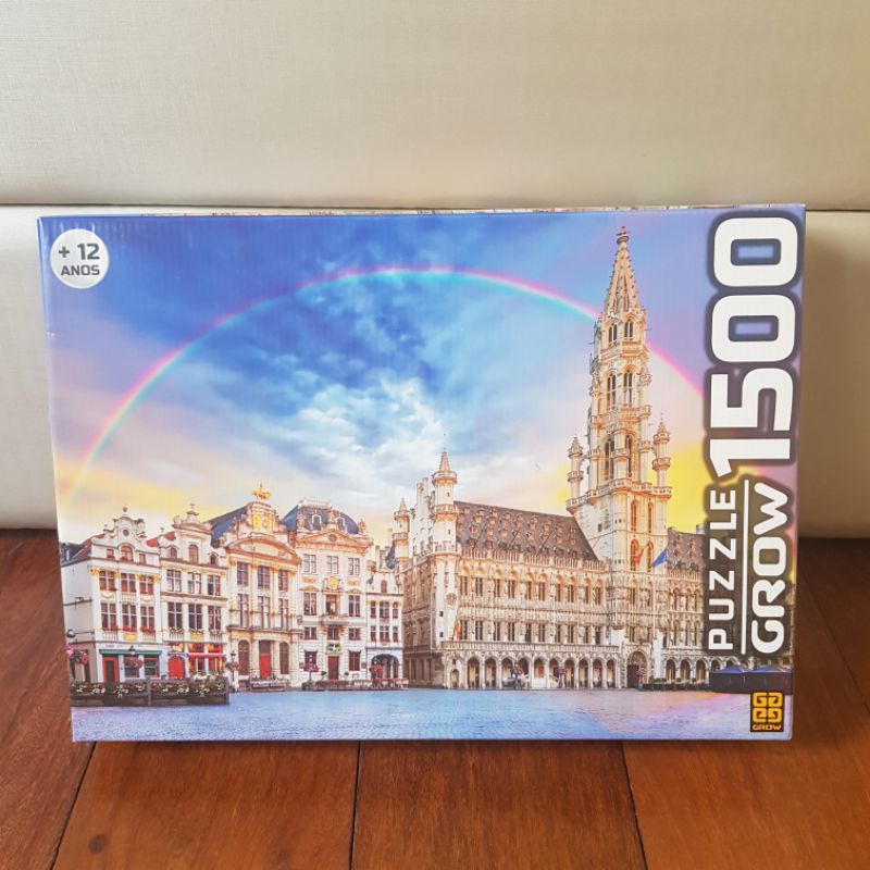 Jogo Quebra Cabeça Puzzle Bruxelas C/1500 Peças Grow Ref:03736