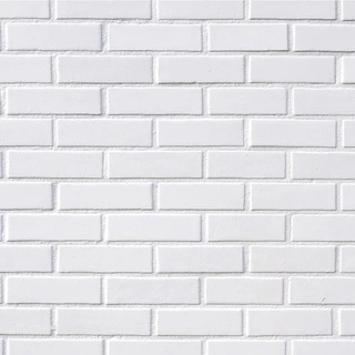 Papel De Parede Adesivo 3d Tijolo Tijolinho Branco Rolo 1m