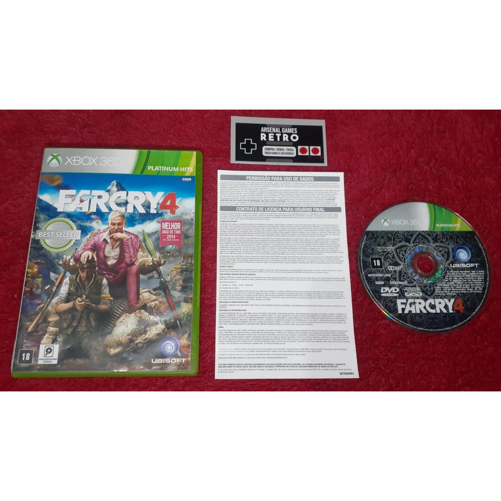 Jeu Far Cry 4 Édition Limitée Xbox 360 - Bon état - Testé Et Garanti PAL