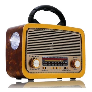 Radio Am Fm Portatil Retro Bluetooth Vintage Antigo Laterna Usb KA-3199