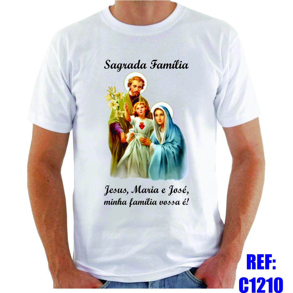 Camiseta Sagrada Família Religiosa Igreja