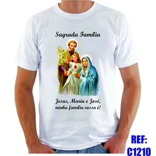 Camiseta Sagrada Família Religiosa Igreja