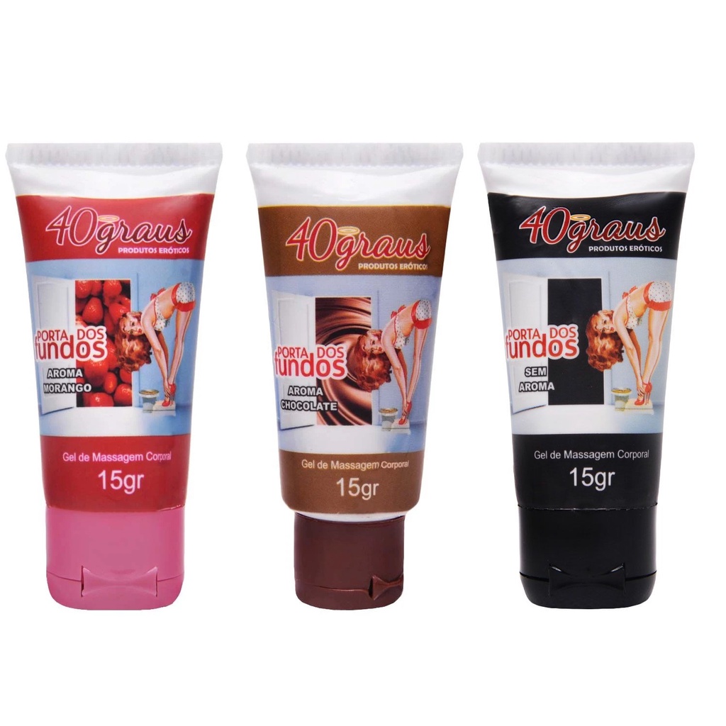 Gel Lubrificante PORTA DOS FUNDOS anestésico 15ML - SexShop Produto Erótico  Sex Shop Tesão