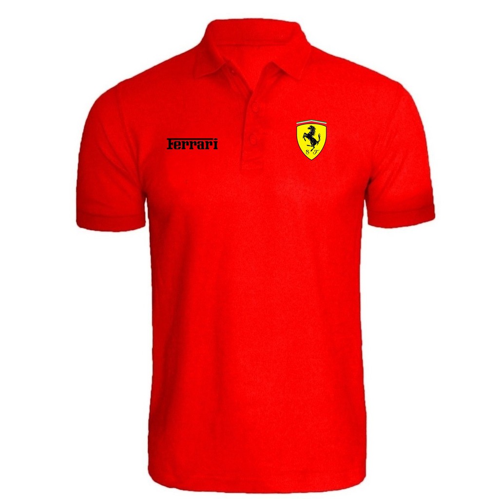 Camisa polo masculina store ferrari