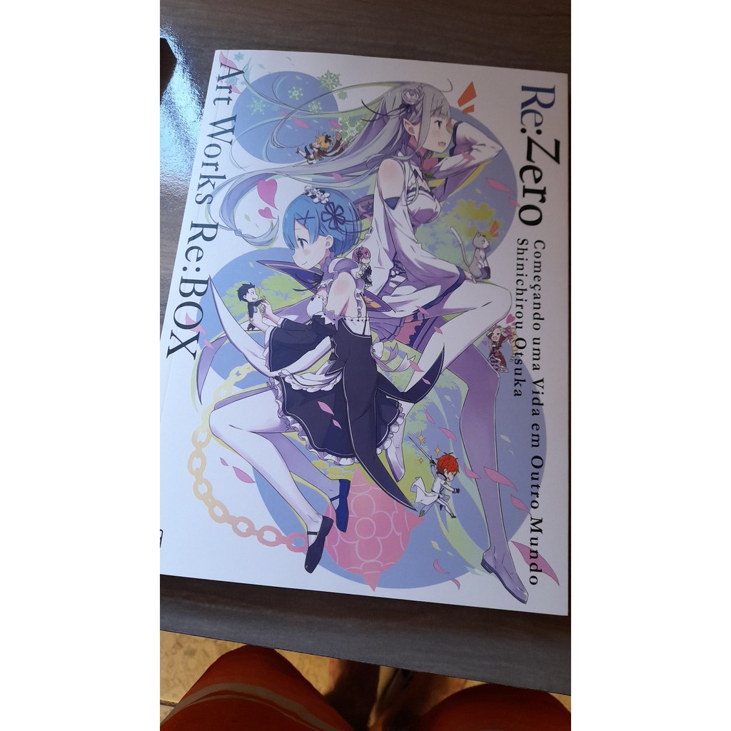 Artbook Re:Zero Re:BOX | Shopee Brasil