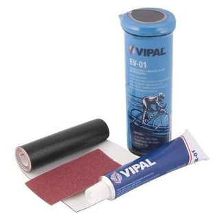 Kit estojo de Remendo Reparo Para Camara De Ar Bike Vipal Ev-01