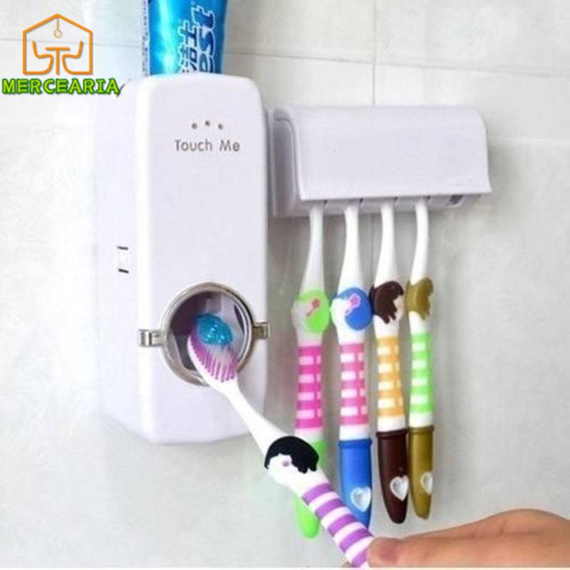 Dispenser Aplicador Creme Dental Automatico Pasta Dente Suporte Escovas
