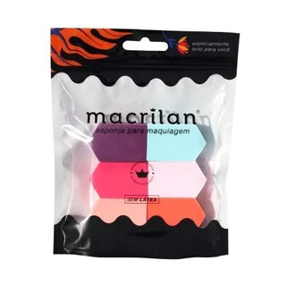 Kit 6 Esponjas Para Maquiagem Macrilan EP04