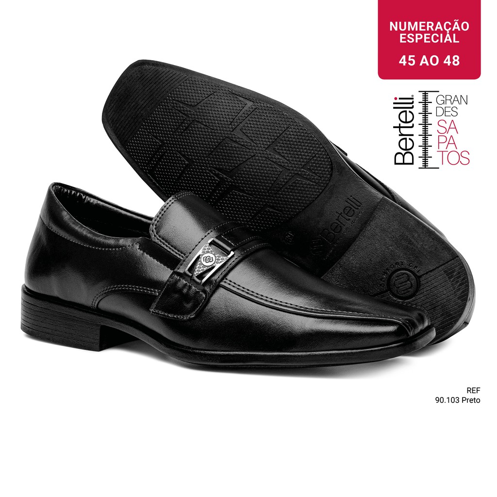 Sapato social sale masculino 45