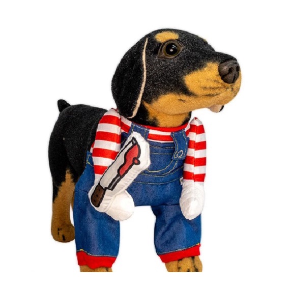 Roupa Pet Fantasia Chucky Para Cachorros. Halloween