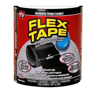 Fita Flex Tape Preta 10cm X 150cm Cola Tudo Multi Aplicação em Oferta na Shopee