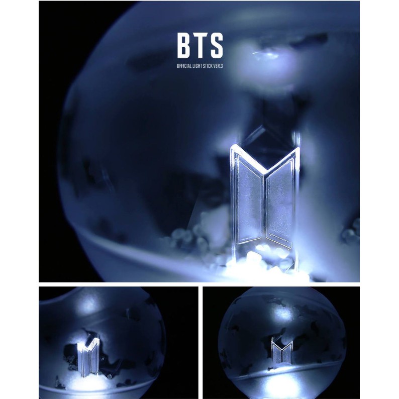 Oficial BTS Lightstick Ver 3 Army Bomb Ver 3 Bluetooth Luzes de