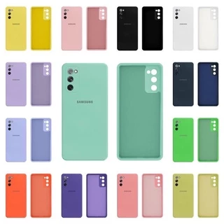 Capinha S20Fe Aveludada CASE COVER Para Galaxy S20 FE com Logo e Proteção na Câmera - Pronta Entrega