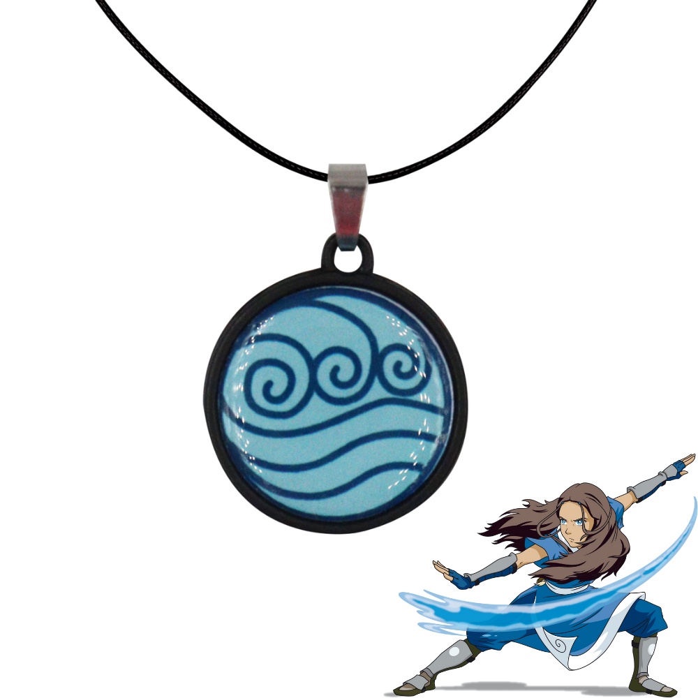 Colar Tematico Avatar A Lenda De Aang Dobra De Agua Katara Ajustável
