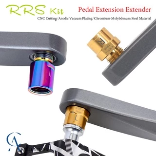 RRSKIT Extensor Eixo Pedal De Bicicleta Aço Extensores 16mm/20mm Extensão Parafusos Espaçadores