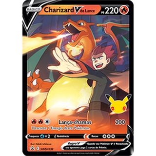 Carta Pokemon Charizard V Português 19/189 Card Original Copag