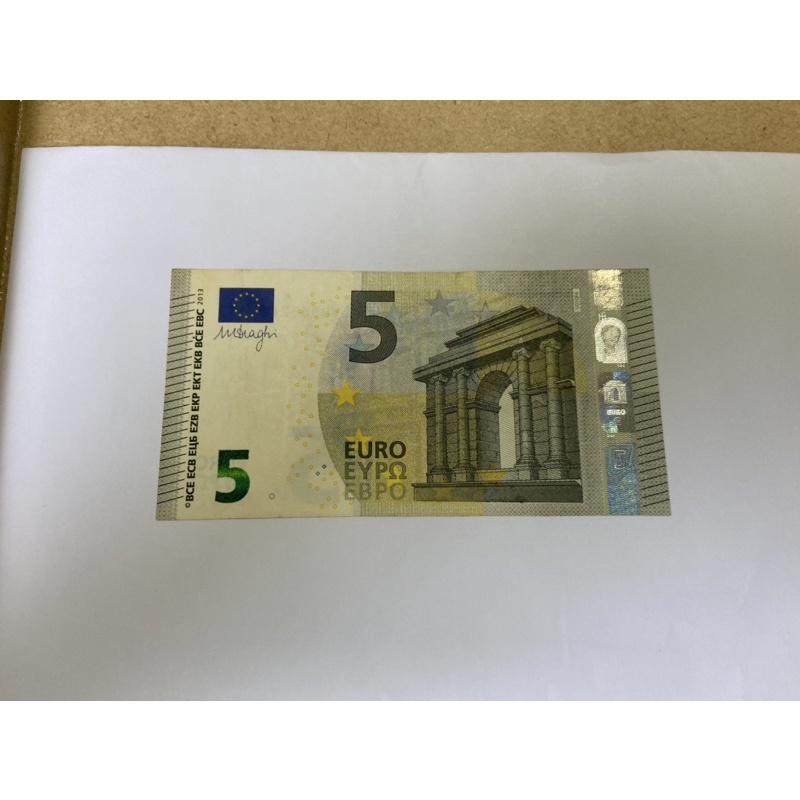 Cédula 5 euros Europa MBC/FE *Cedula Original*