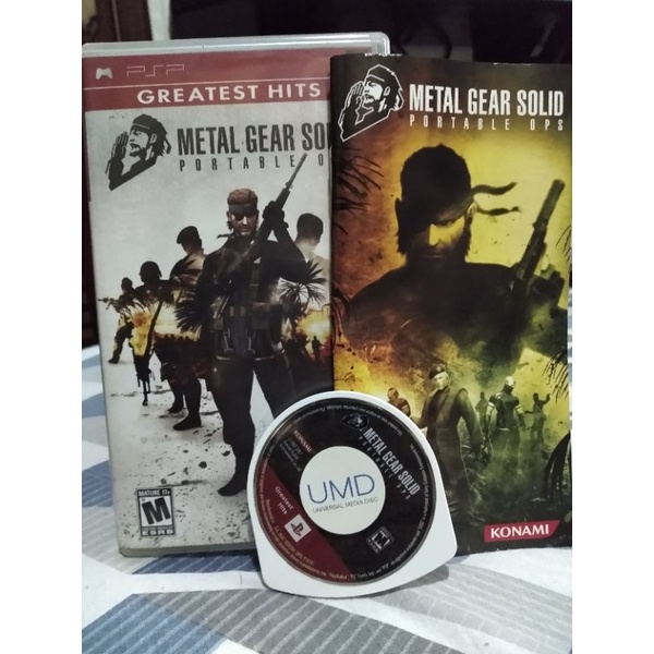 Jogo Metal Gear Solid: Portable Ops - PSP - MeuGameUsado