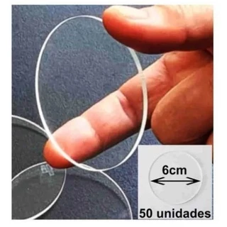 Kit Base Redonda 50 peças 6cm
