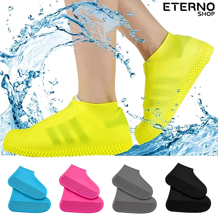 Protetor De Sapato Calçado Silicone Para Chuva Antiderrapante Capa ...