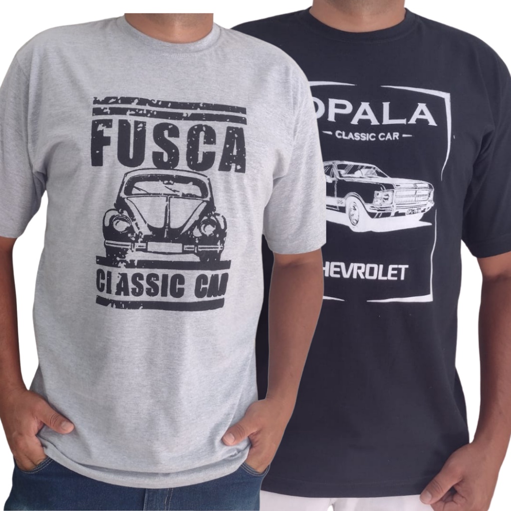 Camiseta Masculina Brasilia 1973-1982 Camisa Antigos Carros