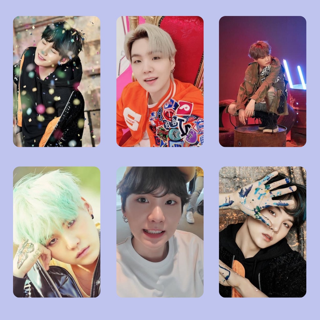 BTS Yoongi Photocard Card Yoongi Card Suga Shopee Brasil