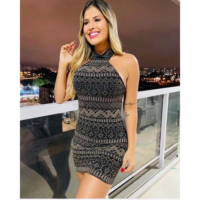 Vestido de 2024 balada curto