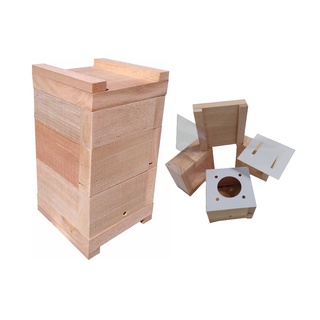 Kit 3 Caixas De Abelhas Sem Ferrão Asf Jataí Mirim Modelo Inpa