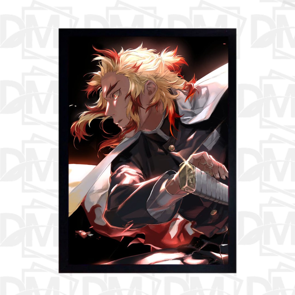 Quadro decoracao anime demon slayer