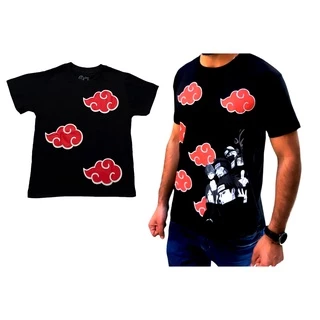 Camiseta Akatsuki Anime Naruto Camisa Shippuden