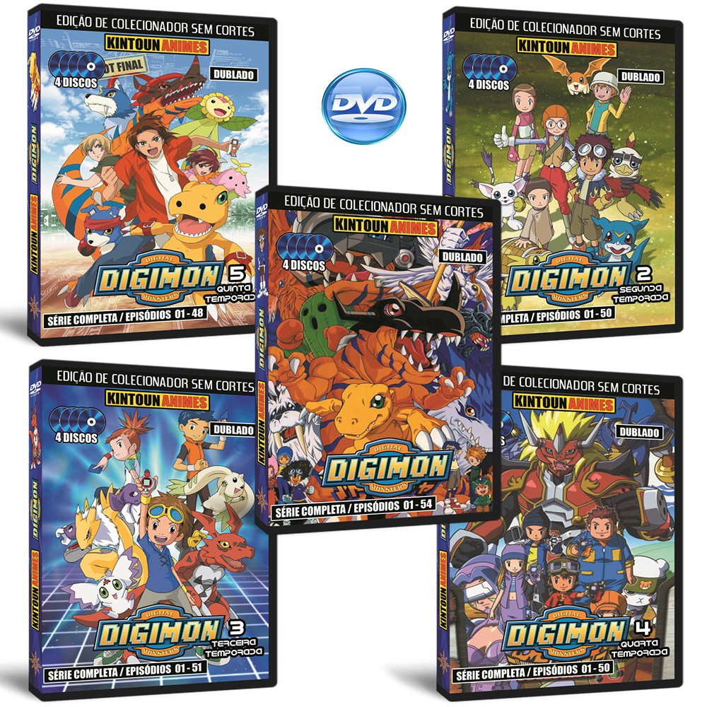Digimon Adventure Tri Completo Em Dvd Dublado
