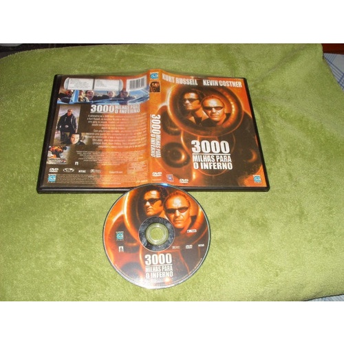 3000 Milhas Para O Inferno - Dvd Original - Com Kurt Russel | Shopee Brasil
