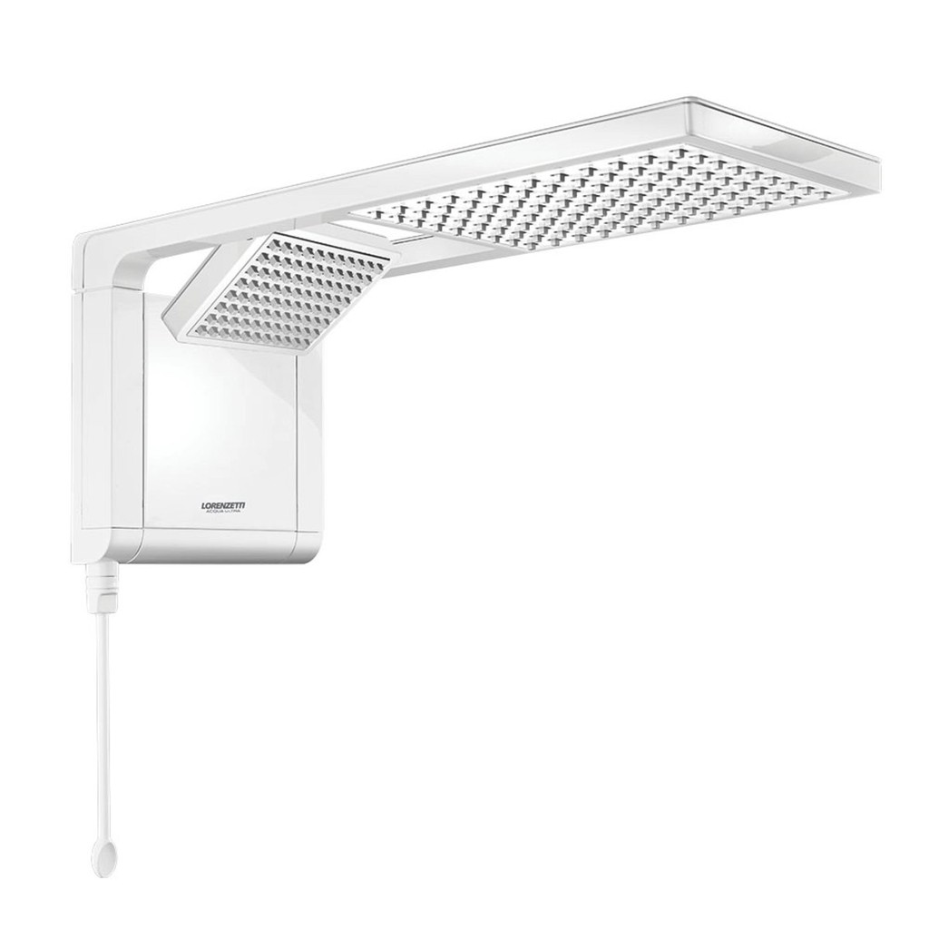Chuveiro Lorenzetti Acqua Duo Flex FUNCIONAMENTO INTELIGENTE Ultra Eletrônico Branco - 220v