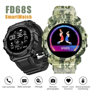 FD68s Relógio Esporte smartwatch 1,44 Polegadas Pressão Arterial À Prova D'água De Redondo De Cardíaca Para Homem
