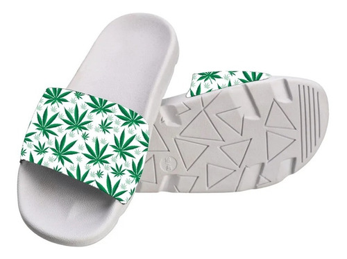 Chinelo Slide Maconha Erva Beck Cannabis Unissex Liberdade