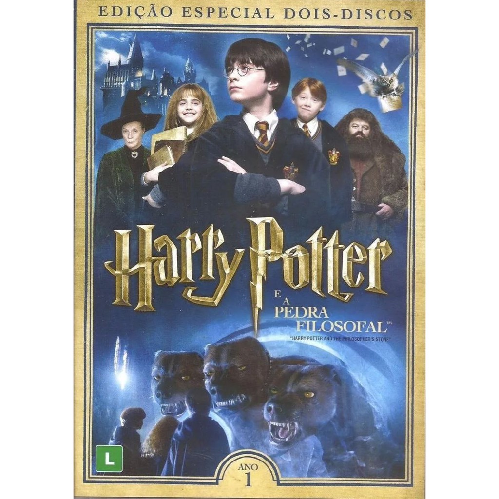 Harry Potter E A Pedra Filosofal - Dvd Duplo - Lacrado | Shopee Brasil
