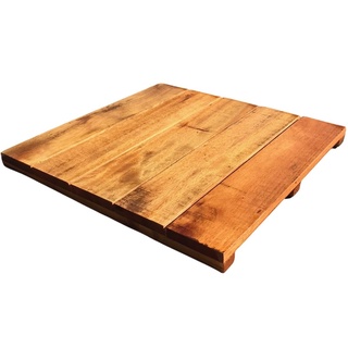 Deck de Madeira Modular 50cm Envernizado p/ Jardim e Piscina