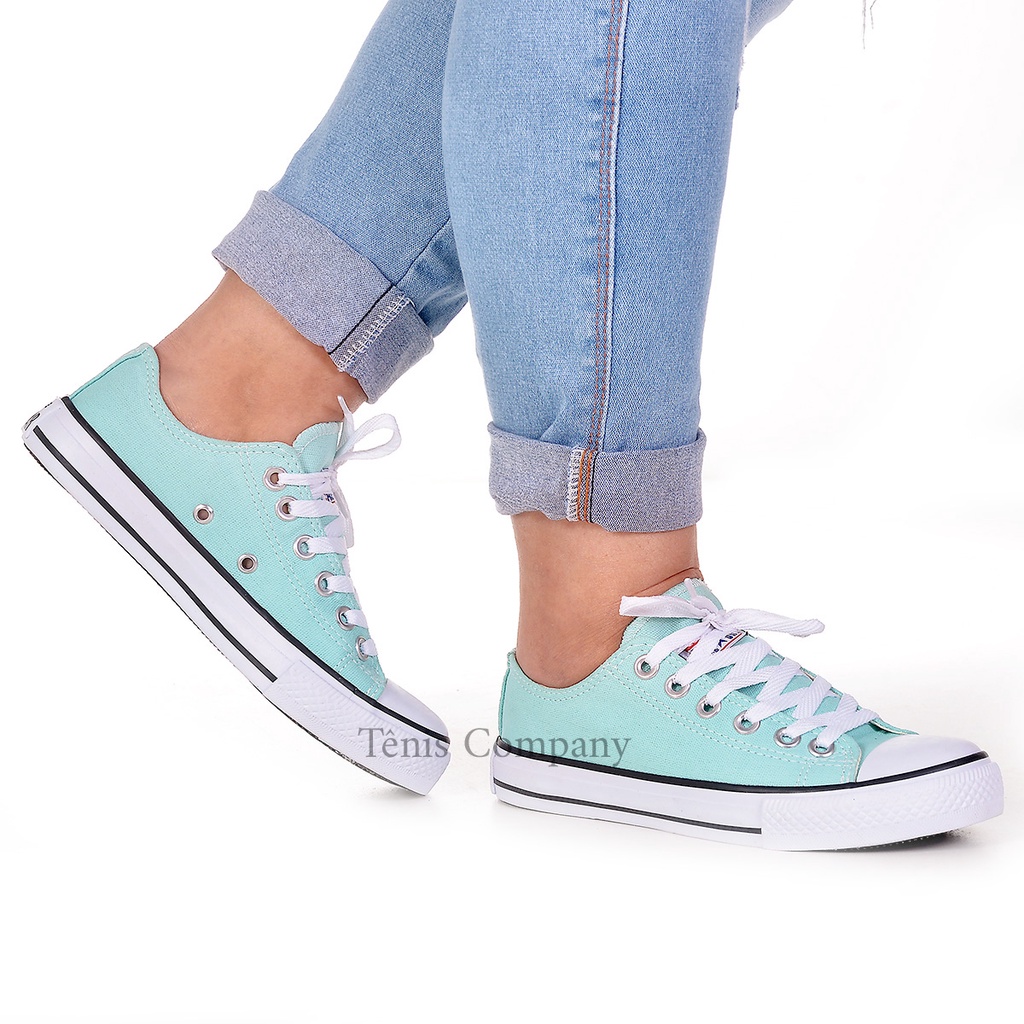 Tenis all star feminino verde sale agua