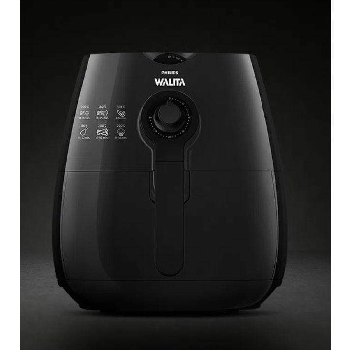 Fritadeira Elétrica Airfryer Viva Black Edition PHILIPS WALITA Polishop ...