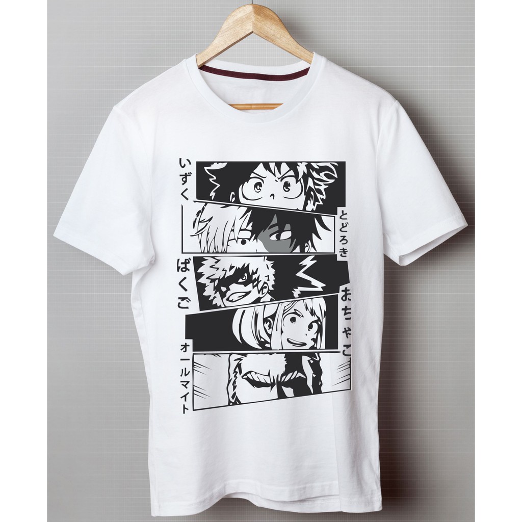 Camisa Unissex My Hero Academy Anime Blusas E Camisetas Shopee Brasil 2298