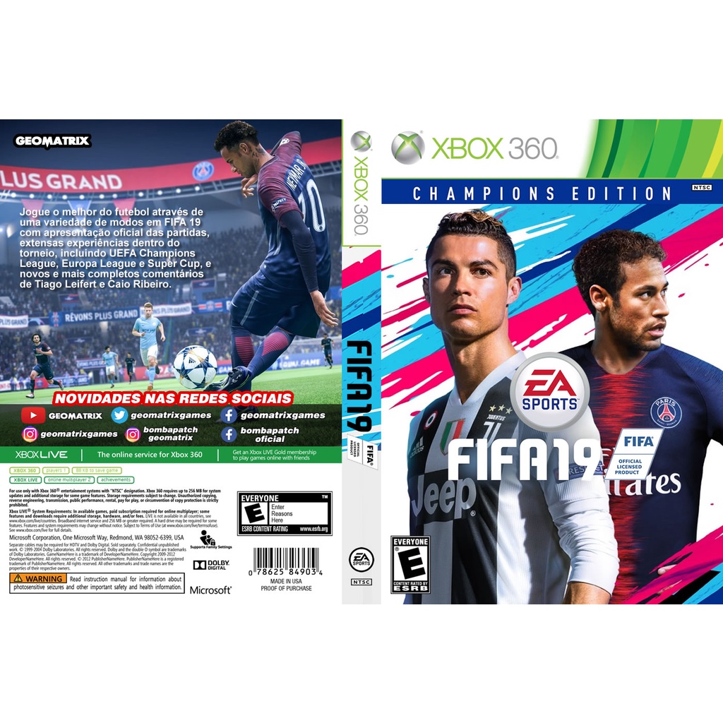 Jogo fifa 19 - Xbox 360 em Promoção na Americanas