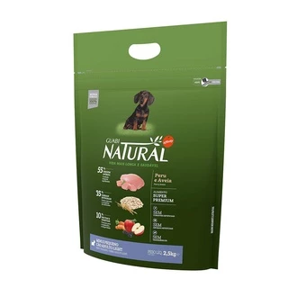 Ração Guabi Natural Cao Adulto Light Mp Peru/Aveia 2 5Kg