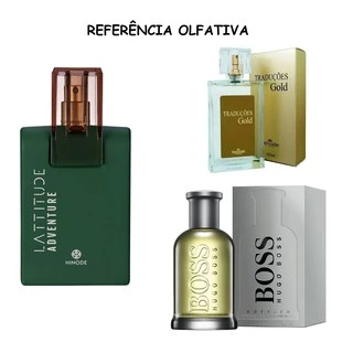 Novo Traduções 61 (adventure) Hinode Embalagem Nova Equivalente Ao Hugo Boss Bottled