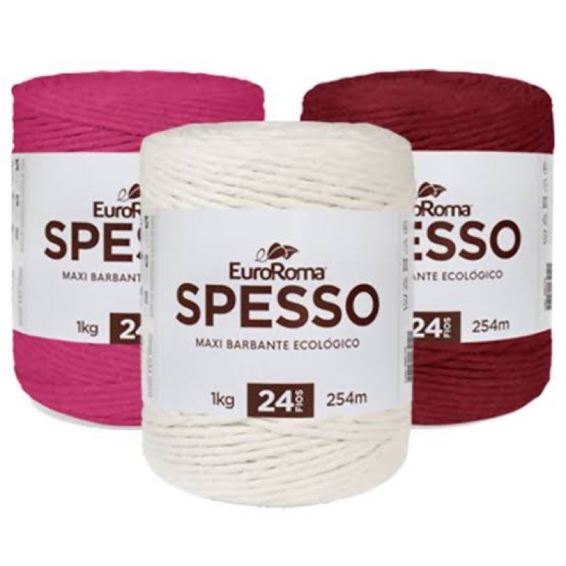 Spesso Eurororoma Maxi Barbante; Barbantes 24 fios spesso; Barbante ...