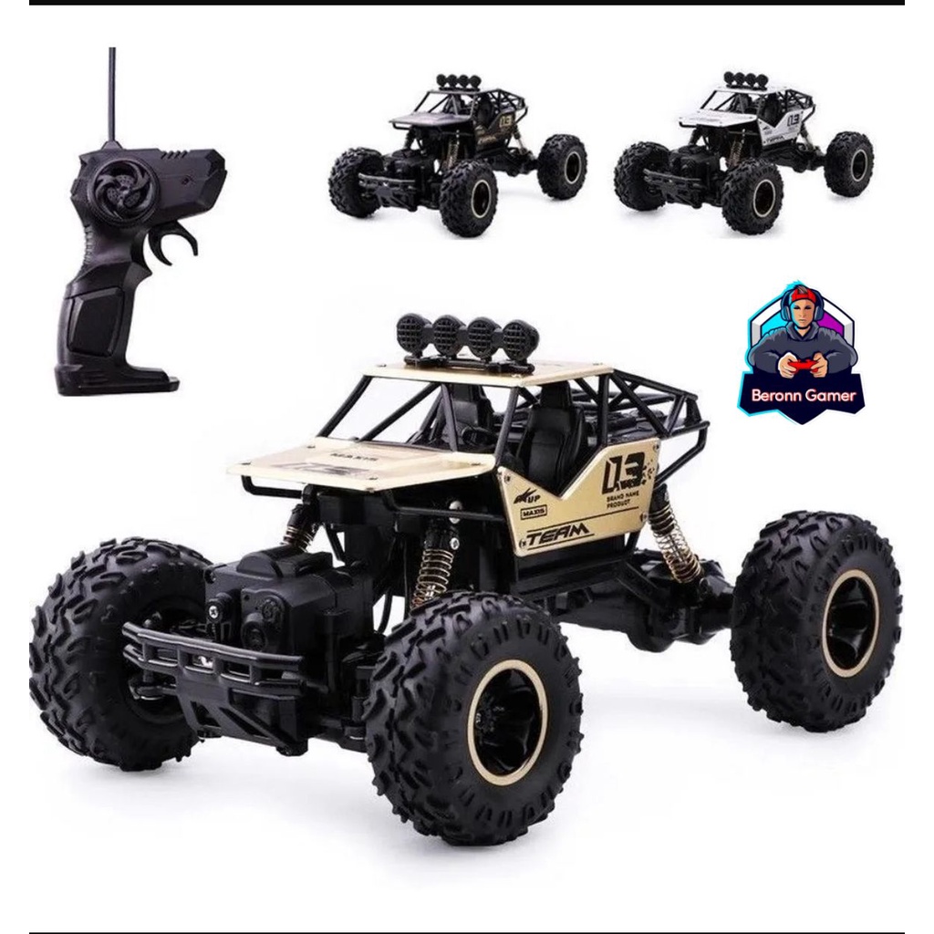 Carro controle remoto 4x4 Double Sided Leopard King Off Road 1/16