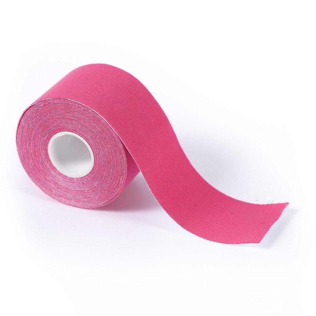 Bandagem Elástica 5cm X 5m ROSA Fita Kinesio Tape Fisioterapia